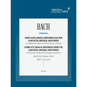 BACH - Complete Arias and Sinfonias