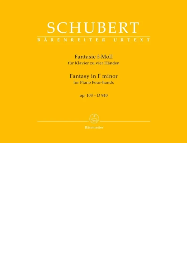 SCHUBERT - Fantasy in F minor op.103 - D 940