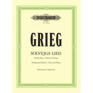 GRIEG - Solvejgs Lied - High Voice