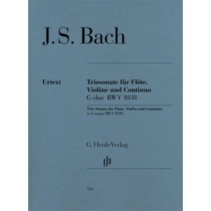 BACH - Triosonata for Flute Violin e Continuo in G major BWV 1038
