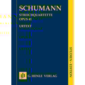 SCHUMANN - Streichquartette opus 41