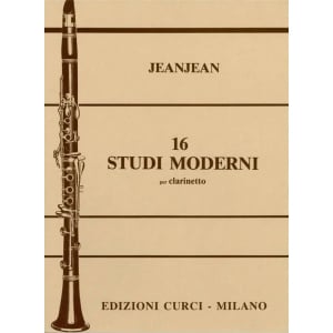 JEANJEAN - 16 Studi Moderni per Clarinetto