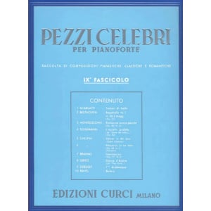 PEZZI CELEBRI PER PIANOFORTE - 9° fascicolo