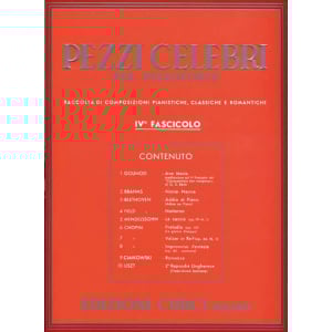 PEZZI CELEBRI PER PIANOFORTE - 4° fascicolo