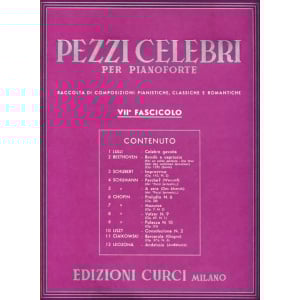 PEZZI CELEBRI PER PIANOFORTE - 7° fascicolo
