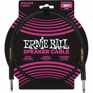 ERNIE BALL CLASSIC SPEAKER CABLE STRAIGHT/STRAIGHT 0