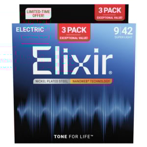 ELIXIR 16566 3PACK MUTE 9-42 NANOWEB
