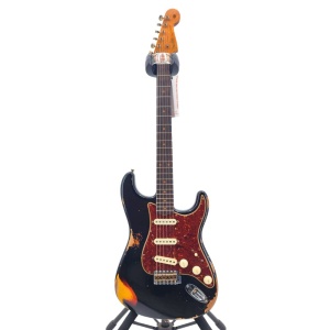 FENDER SUMMER NAMM 21 LIMITED 1961 STRATOCASTER HEAVY RELIC RW AGED BLACK/3 TONE SUNBURST (CUSTOM SHOP)
