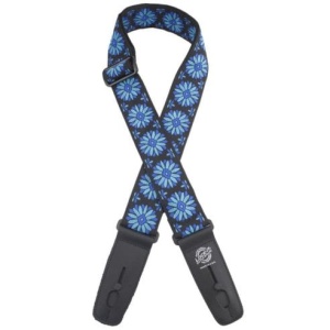 LOCK IT STRAP DESIGNER BLUE FLOWERS 2''