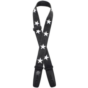 LOCK IT STRAP ROCK COTTON BLACK STAR 2''