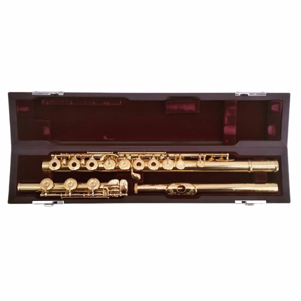 ALL 18K RHEI TSUBASA ALL ENGRAVED FLAUTO TRAVERSO