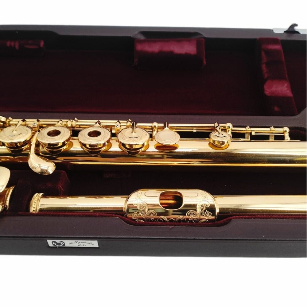 ALL 18K RHEI TSUBASA ALL ENGRAVED FLAUTO TRAVERSO