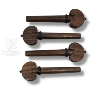 PIROLI VIOLINO 4/4 CUORE PALISSANDRO MEDIUM SET 4 PEZZI