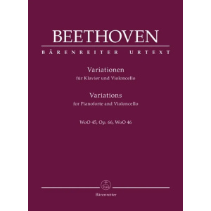 BEETHOVEN - Variations for Pianoforte and Violoncello op. 66