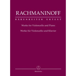 RACHMANINOFF - Works for Violoncello and Piano