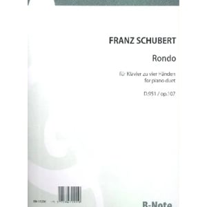 SCHUBERT - Rondo for piano duet op.107 - D 951