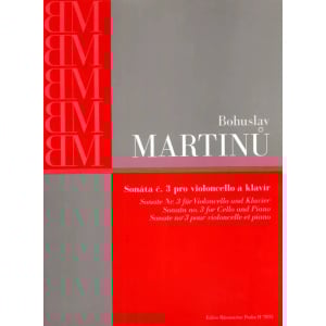 MARTINU - Sonata for Violoncello and Piano no. 3