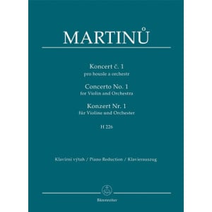 MARTINU - Concerto for Violin and Orchestra no. 1 H 226