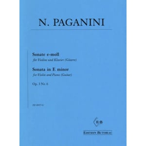 PAGANINI - Sonata in E minor op.3 nr.6