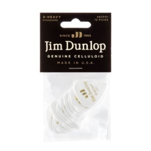 Dunlop 483P#01 White Classic - Extra Heavy