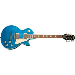 EPIPHONE LES PAUL STANDARD 60s QUILT TOP LTD TRANS BLUE