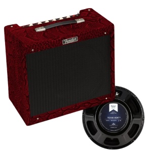 FENDER FSR BLUES JUNIOR IV RED SNAKESKIN TEXAS HEAT
