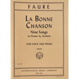 FAURE - La bonne chanson nine songs HIGH