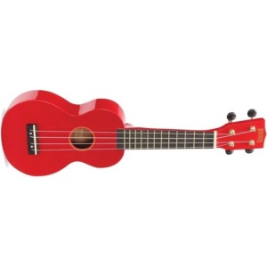MAHALO UKULELE RAINBOW ROSSO + BORSA MR1-RD