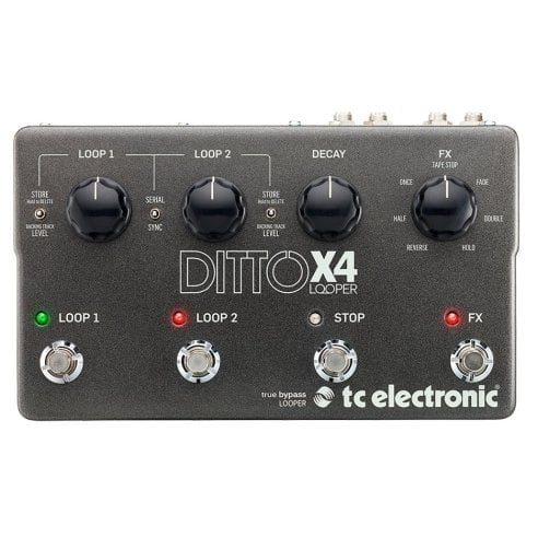 TC ELECTRONIC DITTO X4 LOOPER PEDAL