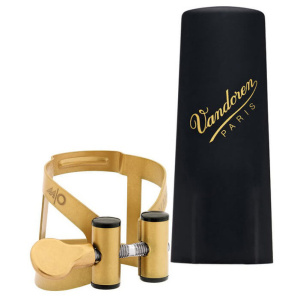 LEGATURA VANDOREN M/O SAX ALTO ORO ANTICO PLAST.CAP LC57AP