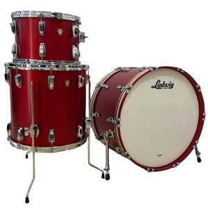 LUDWIG CLASSIC MAPLE DIABLO RED CUSTOM KIT BATTERIA