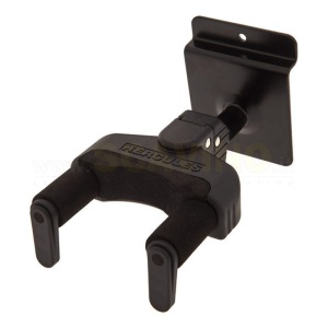 Hercules GSP39SB+ Supporto da parete per chitarra con incastro per dogati