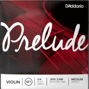D'Addario Prelude J810M Set Corde Violino 3/4 Medium