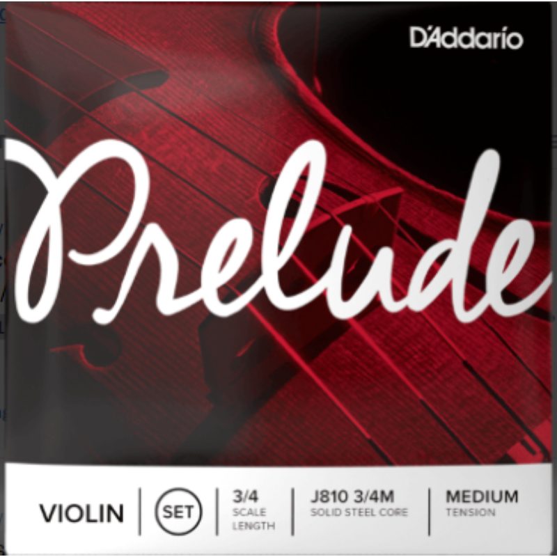 D'Addario Prelude J810M Set Corde Violino 3/4 Medium