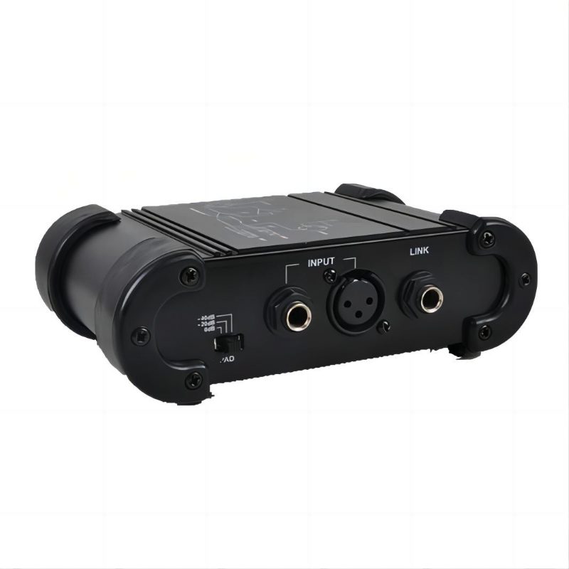 APEXTONE AP-DIB1H DIRECT BOX xlr-xlr Attiva a Batteria 9V