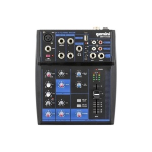 Gemini GEM05 USB Mixer Audio Bluetooth USB 5 Canali
