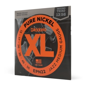 D'Addario EPN22 Pure Nickel Electric Guitar Strings
