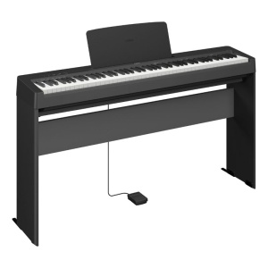 Yamaha P145BT Home Bundle Pianoforte Digitale con Supporto in Legno Originale L100B