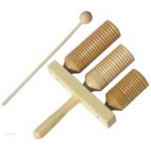 LF G5-3 AGOGO TRIPLO TONE BLOCK-GUIRO