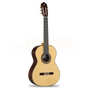 Alhambra 7PA Top in abete Chitarra Classica con borsa