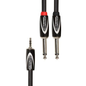 Roland RCC10 3528 Black Series Cavo Mini Jack - Doppio Jack