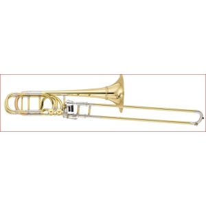 Yamaha YBL835GDWOC Trombone Basso con Campana Svitabile Laccato Senza Custodia