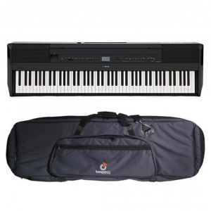 Yamaha P525B Bag Bundle Pianoforte Digitale 88 Tasti Pesati Nero con Borsa