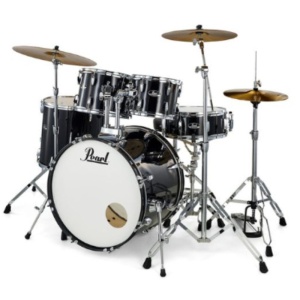 PEARL RS525SBC/C31 Batteria 22 10 12 16 14 Roadshow Jet Black con Hardware e Piatti Sabian 20 16 14