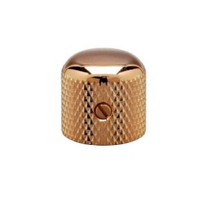 Gotoh VK1-19-GG Potentiometer Knob 19mm Gold Manopola per potenziometro (Shaft 6mm) in metallo zigrinato con vite di fissaggio