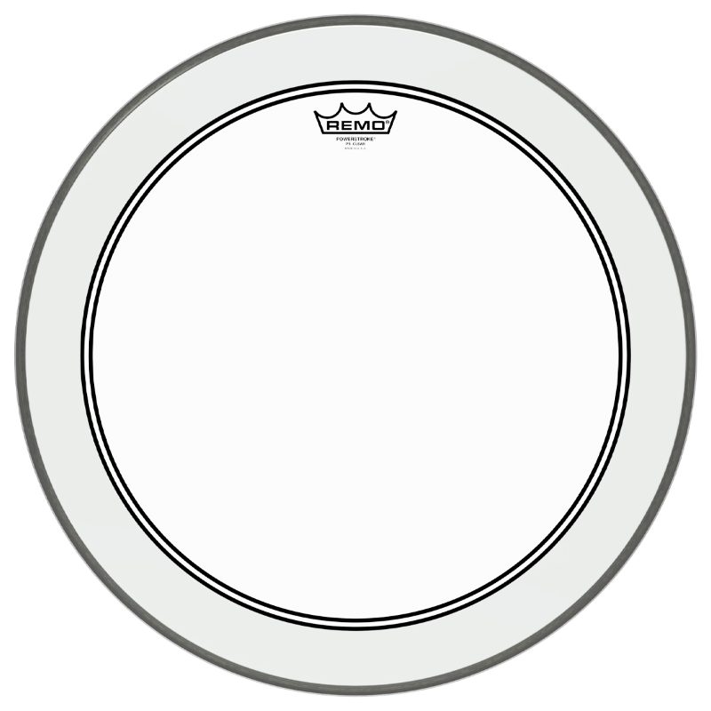Remo P3-1324-C2 Powerstroke 3 Clear per Cassa Pelle Monostrato Trasparente