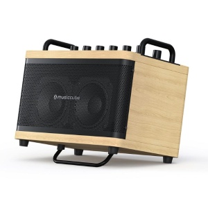 Music Cube Tiny Box D2 Oak Amplificatore 50W Portatile a Batteria per Chitarra e Voce