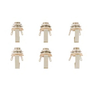 Fender 1/4'' 2-Conductor Guitar Output Jack (6-pack)