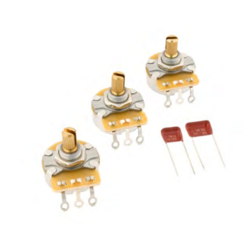 Fender Stratocaster® Split Shaft Potentiometer and Capacitor Kit