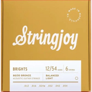 STRINGJOY 12-54 CHITARRA ACUSTICA BRONZE 80/20 CORDE